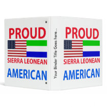 Proud Sierra Leonean American Binder