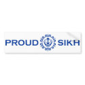 PROUD SIKH Bumper Sticker bumpersticker