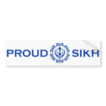 PROUD SIKH Bumper Sticker bumper stickers by PROUDSIKH PROUD SIKH Bumper Sticker bumper stickers