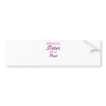 Proud Sister of a Poet Bumper Sticker