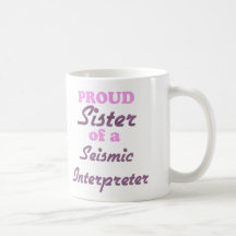 Proud Sister of a Seismic Interpreter Mugs