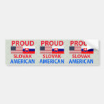 Proud Slovak American Bumper Stickers