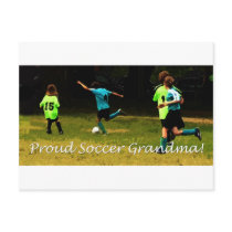 Proud Soccer Grandma Post Cards