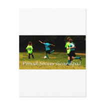 Proud Soccer Grandpa Post Cards