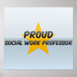 Proud Social Work Professor Poster