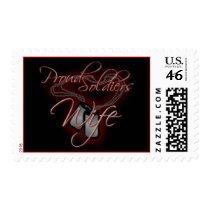 "Proud Soldiers Wife" postage by kokobaby "Proud Soldiers Wife" postage