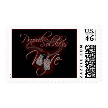 "Proud Soldiers Wife" Stamp