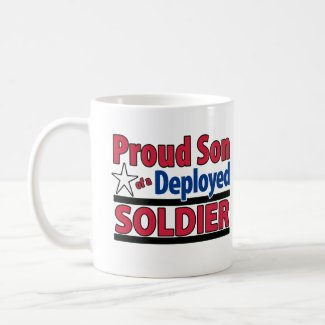 Proud Son of a Deployed Soldier Mug mug