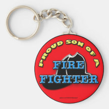 Proud Son of a Firefighter keychain