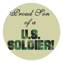 Proud Son of a US Soldier Tshirts and Gifts stickers by USAmilitary Proud Son of a US Soldier Tshirts and Gifts stickers