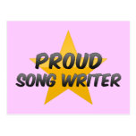 Proud Song Writer Postcard