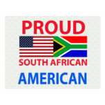 Proud South African American Postcard