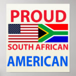 Proud South African American Posters
