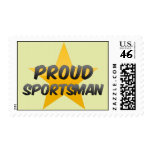 Proud Sportsman Postage Stamp