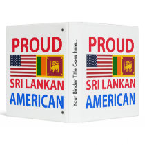 Proud Sri Lankan American Binder