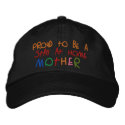 Proud Stay At Home Mother Dark Basic Adj Cap embroidered hats