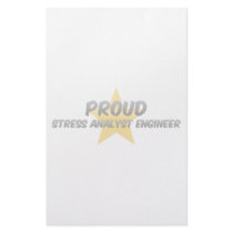 Proud Stress Analyst Engineer Personalized Stationery
