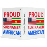 Proud Surinamer American 3 Ring Binder