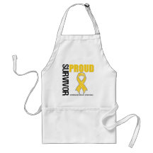 Proud Survivor - Childhood Cancer Apron