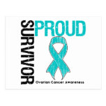 Proud Survivor - Ovarian Cancer Postcard