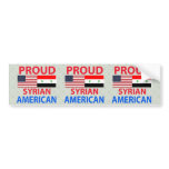 Proud Syrian American Bumper Stickers
