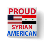 Proud Syrian American buttons