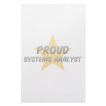Proud Systems Analyst Personalized Stationery