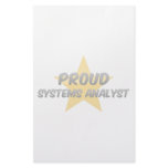 Proud Systems Analyst Personalized Stationery