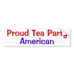 Proud Tea Party American bumper stickers