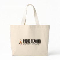 proud teacher of children with autism bag