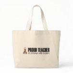 proud teacher of children with autism bag