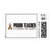 PROUD TEACHER OF CHILDREN WITH AUTISM STAMPS