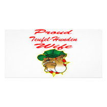 Proud Teufel-Hunden Wife photo cards
