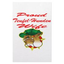 Proud Teufel-Hunden Wife stationery