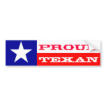 Proud Texan Bumper Sticker