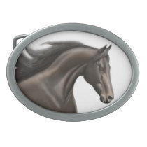Proud Thoroughbred Horse Belt Buckle