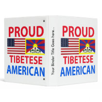 Proud Tibetese American Binder