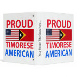 Proud Timorese American binders