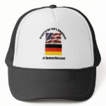 Proud to be 100 % American of German desent cap Trucker Hat