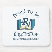 Proud to Be a 4RV Illustrator mousepads by 4RV_Publishing Proud to Be a 4RV Illustrator mousepads