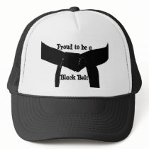 Proud to be a Black Belt hats