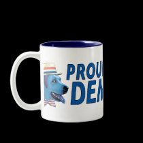 Proud To Be A Blue Dog Democrat Mug by yellowdogdemocrat Proud To Be A Blue Dog Democrat Mug