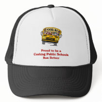 Proud to be a Bus Driver hat by transportationtees Proud to be a Bus Driver hat