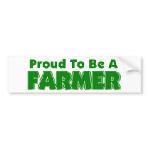 Proud To Be A Farmer bumper stickers by OneStopGiftShop Proud To Be A Farmer bumper stickers