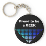 Proud to be a GEEK keyring Keychain