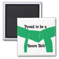 Proud to be a Green Belt Magnet