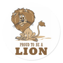 Proud To Be A Lion stickers
