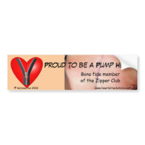 Proud to be a Pump Head Bumper Sticker