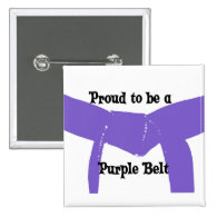 Proud to be a Purple Belt Button