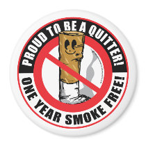 Proud To Be A Quitter 1 Year Magnet